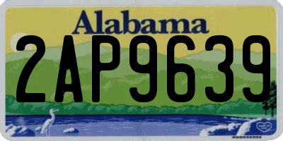 AL license plate 2AP9639