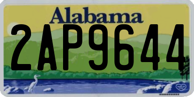 AL license plate 2AP9644