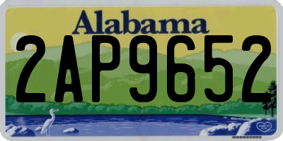 AL license plate 2AP9652