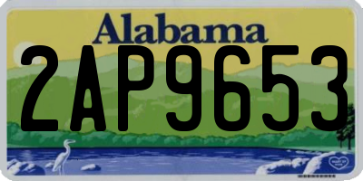 AL license plate 2AP9653