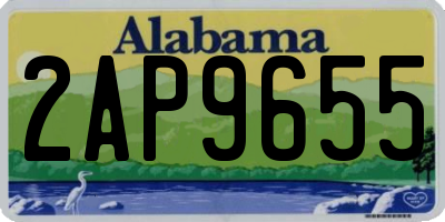 AL license plate 2AP9655