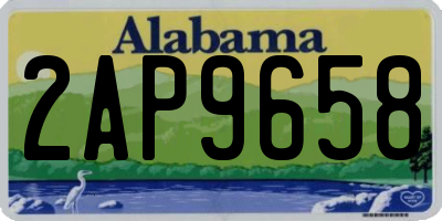 AL license plate 2AP9658