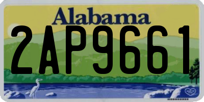 AL license plate 2AP9661