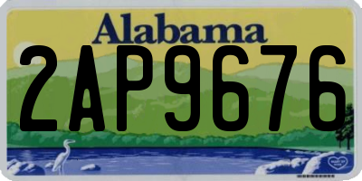 AL license plate 2AP9676