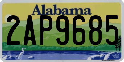 AL license plate 2AP9685