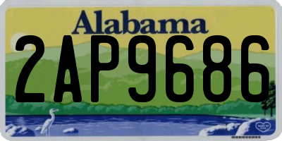 AL license plate 2AP9686