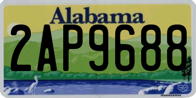 AL license plate 2AP9688