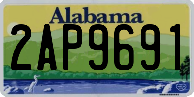 AL license plate 2AP9691
