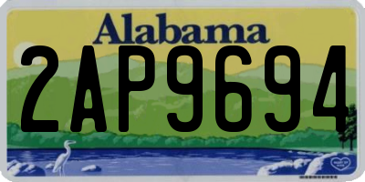 AL license plate 2AP9694