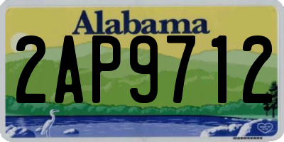 AL license plate 2AP9712