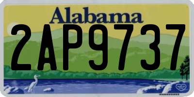 AL license plate 2AP9737