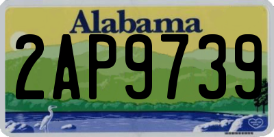AL license plate 2AP9739