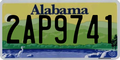 AL license plate 2AP9741