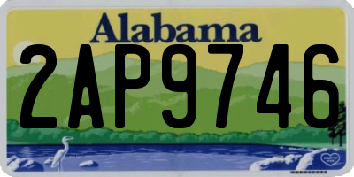 AL license plate 2AP9746
