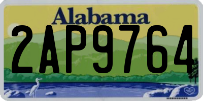 AL license plate 2AP9764
