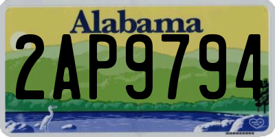 AL license plate 2AP9794