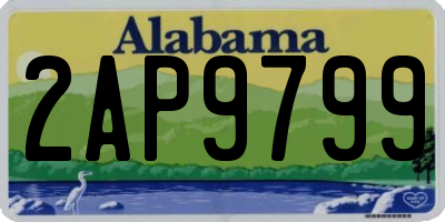 AL license plate 2AP9799