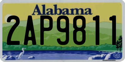 AL license plate 2AP9811