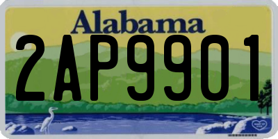 AL license plate 2AP9901