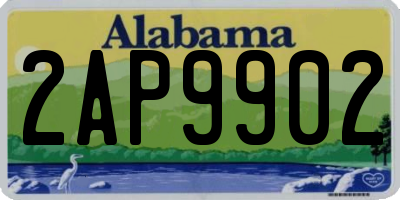AL license plate 2AP9902