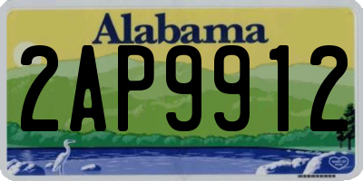 AL license plate 2AP9912