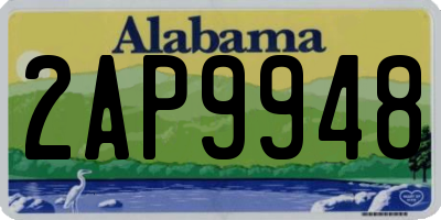 AL license plate 2AP9948