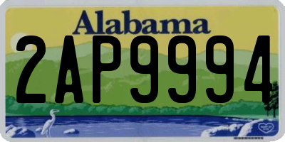 AL license plate 2AP9994