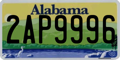 AL license plate 2AP9996