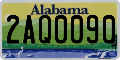 AL license plate 2AQ0090