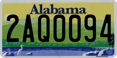 AL license plate 2AQ0094