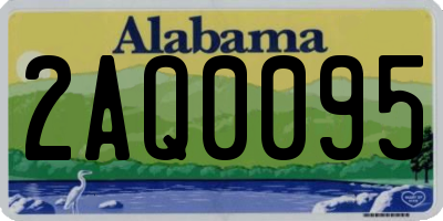 AL license plate 2AQ0095