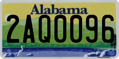 AL license plate 2AQ0096