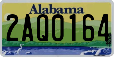 AL license plate 2AQ0164