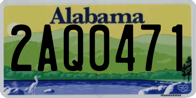 AL license plate 2AQ0471