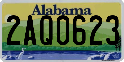 AL license plate 2AQ0623