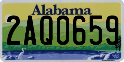 AL license plate 2AQ0659