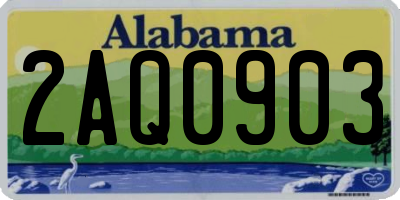AL license plate 2AQ0903
