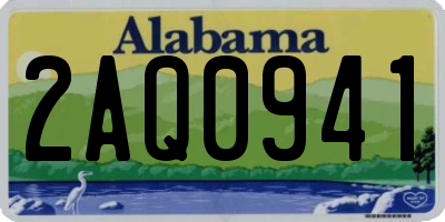 AL license plate 2AQ0941