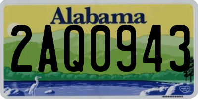AL license plate 2AQ0943