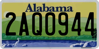 AL license plate 2AQ0944
