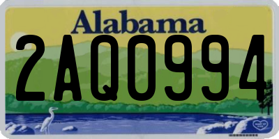 AL license plate 2AQ0994
