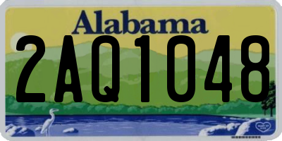 AL license plate 2AQ1048