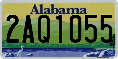 AL license plate 2AQ1055