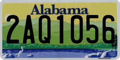 AL license plate 2AQ1056