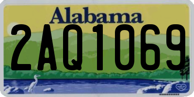 AL license plate 2AQ1069