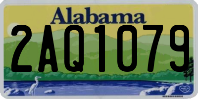 AL license plate 2AQ1079
