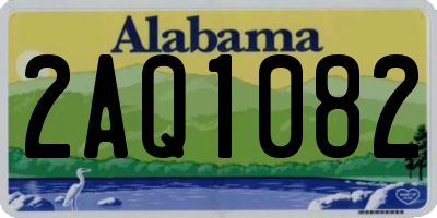 AL license plate 2AQ1082