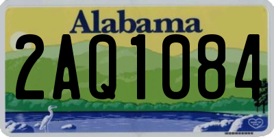 AL license plate 2AQ1084