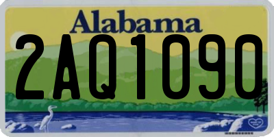 AL license plate 2AQ1090