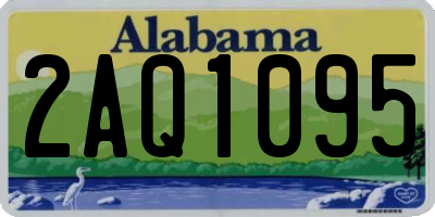 AL license plate 2AQ1095